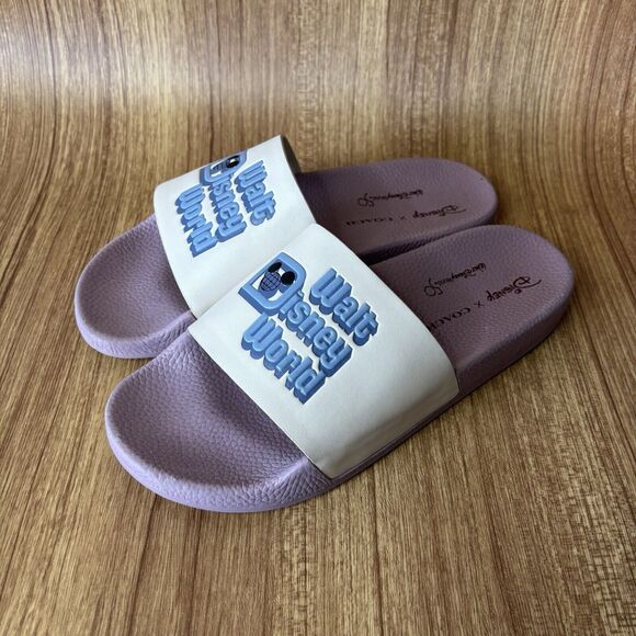 Coach x Disney Ltd Edition 50th Walt Disney World Slide Sandals Women’s Size 9 - Picture 5 of 10